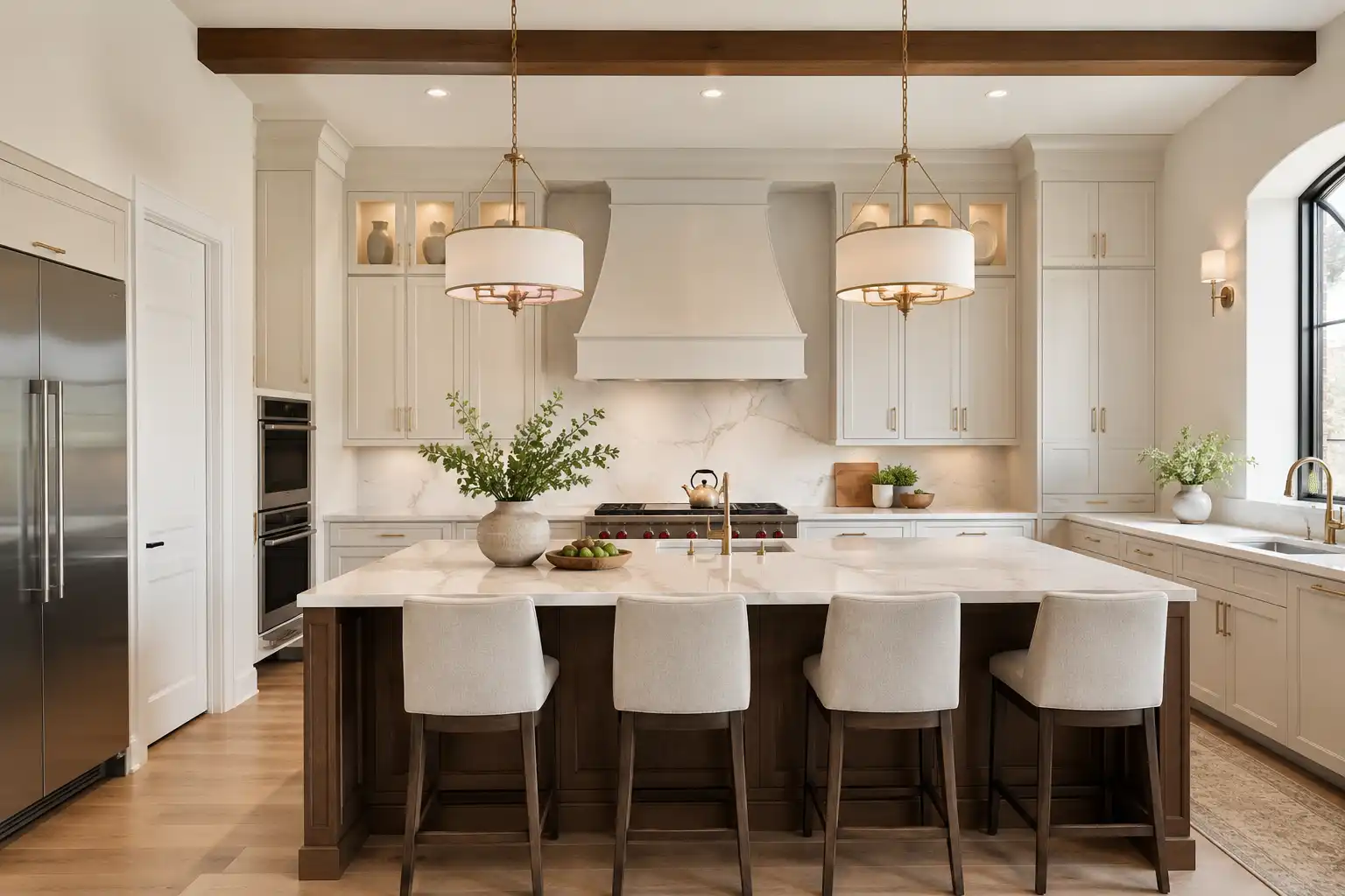 Completed custom kitchen used as a design reference
