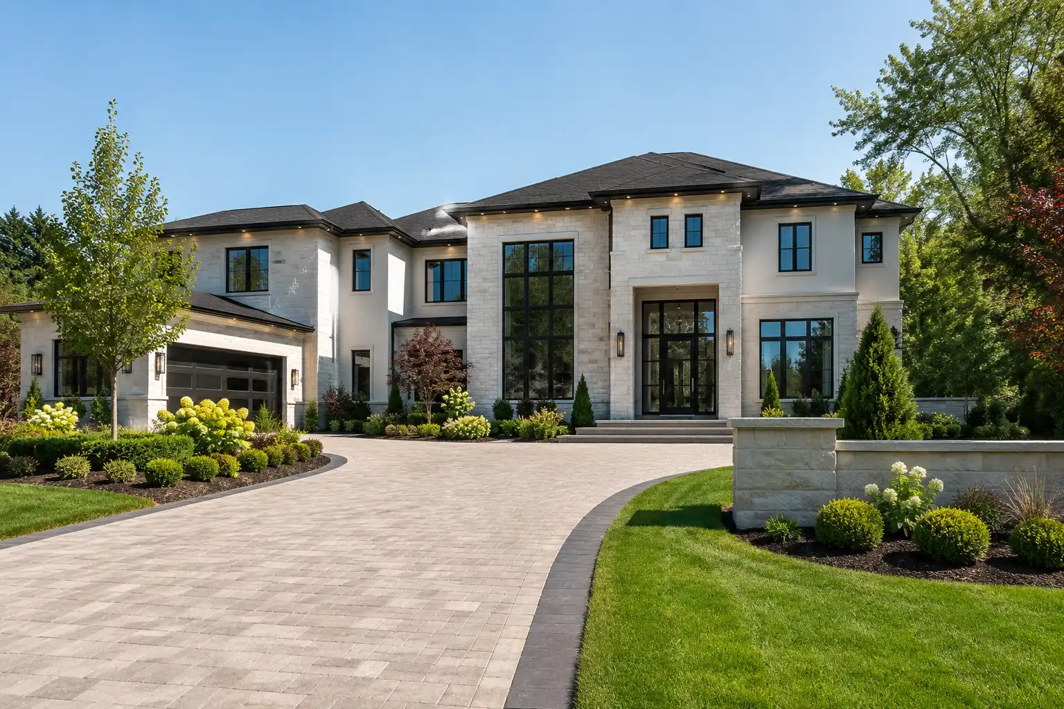 Modern luxury home exterior